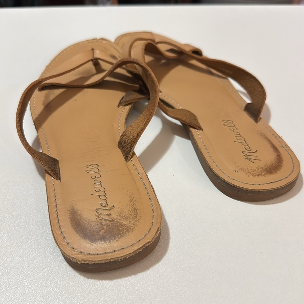Madewell Boardwalk Brown Leather sandals - Picture 5 of 8